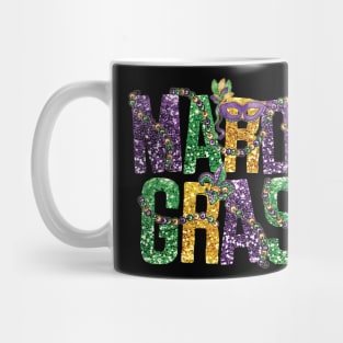 Happy Mardi Gras Mask Mardi Gras Party For Men Women Kids Mug